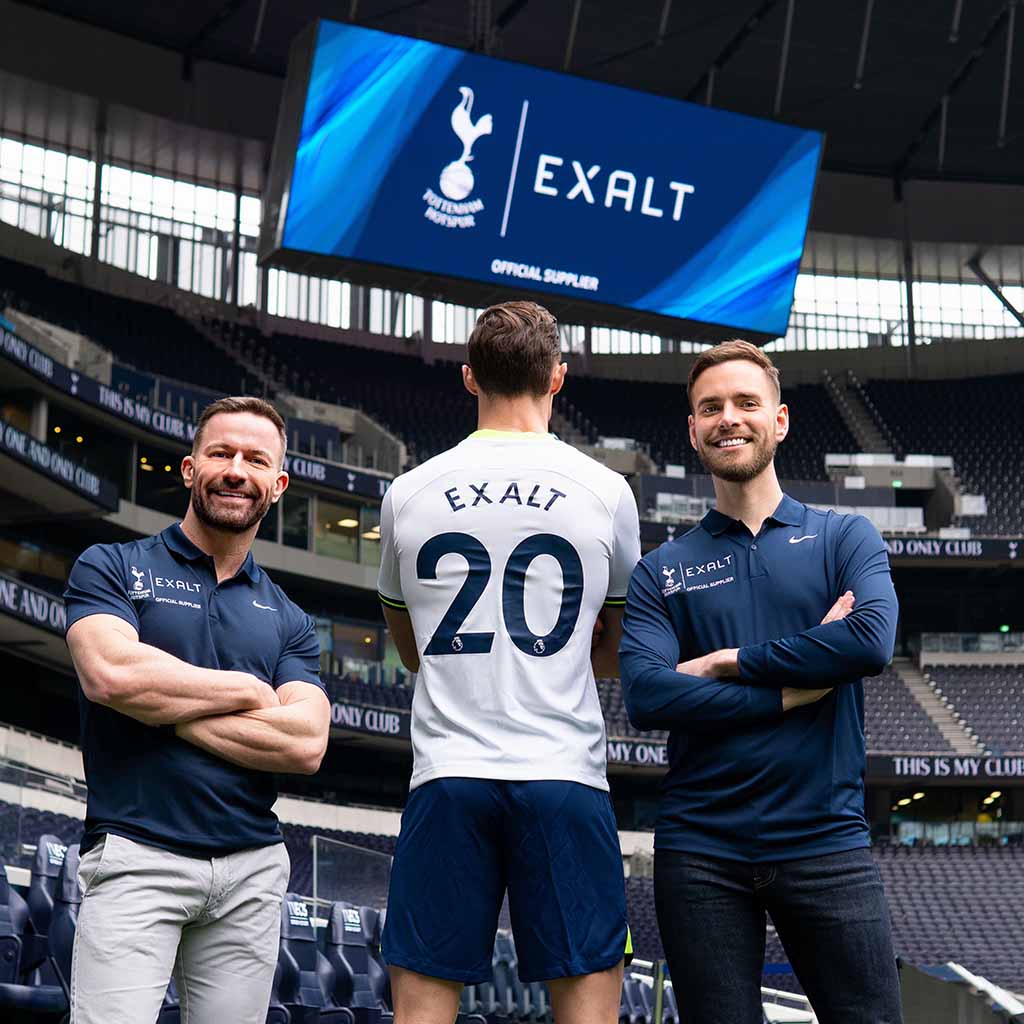 Tottenham Hotspur official sports nutrition drink supplier - EXALT