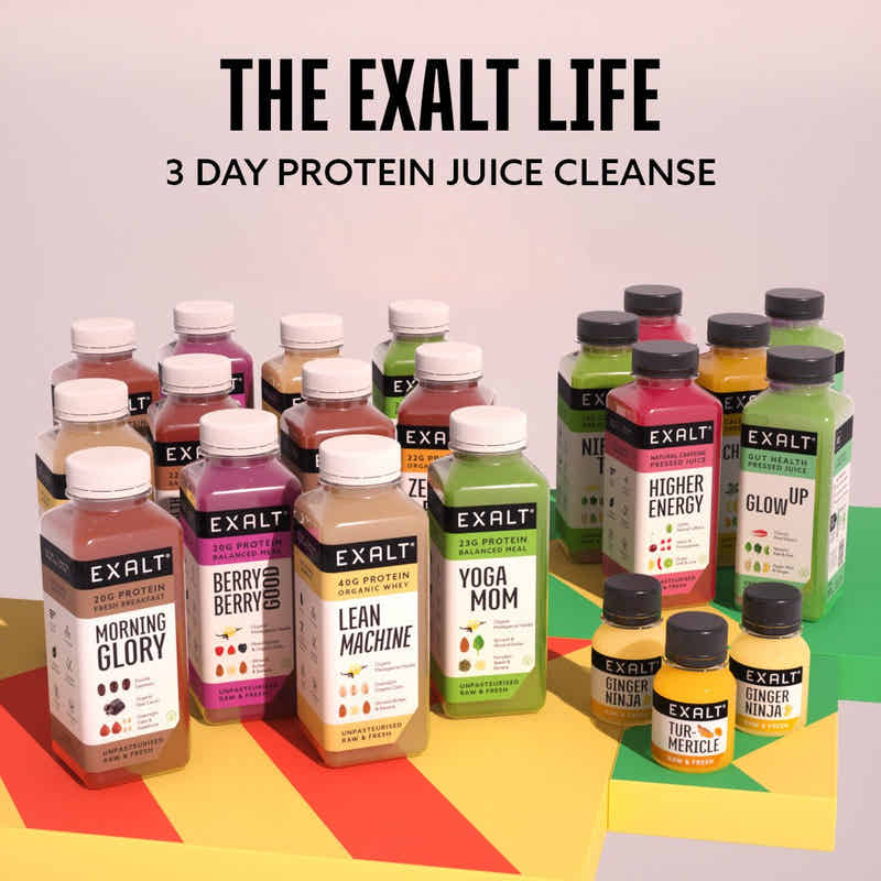3 Day Juice Cleanse - EXALT Life - Juice Cleanse - EXALT