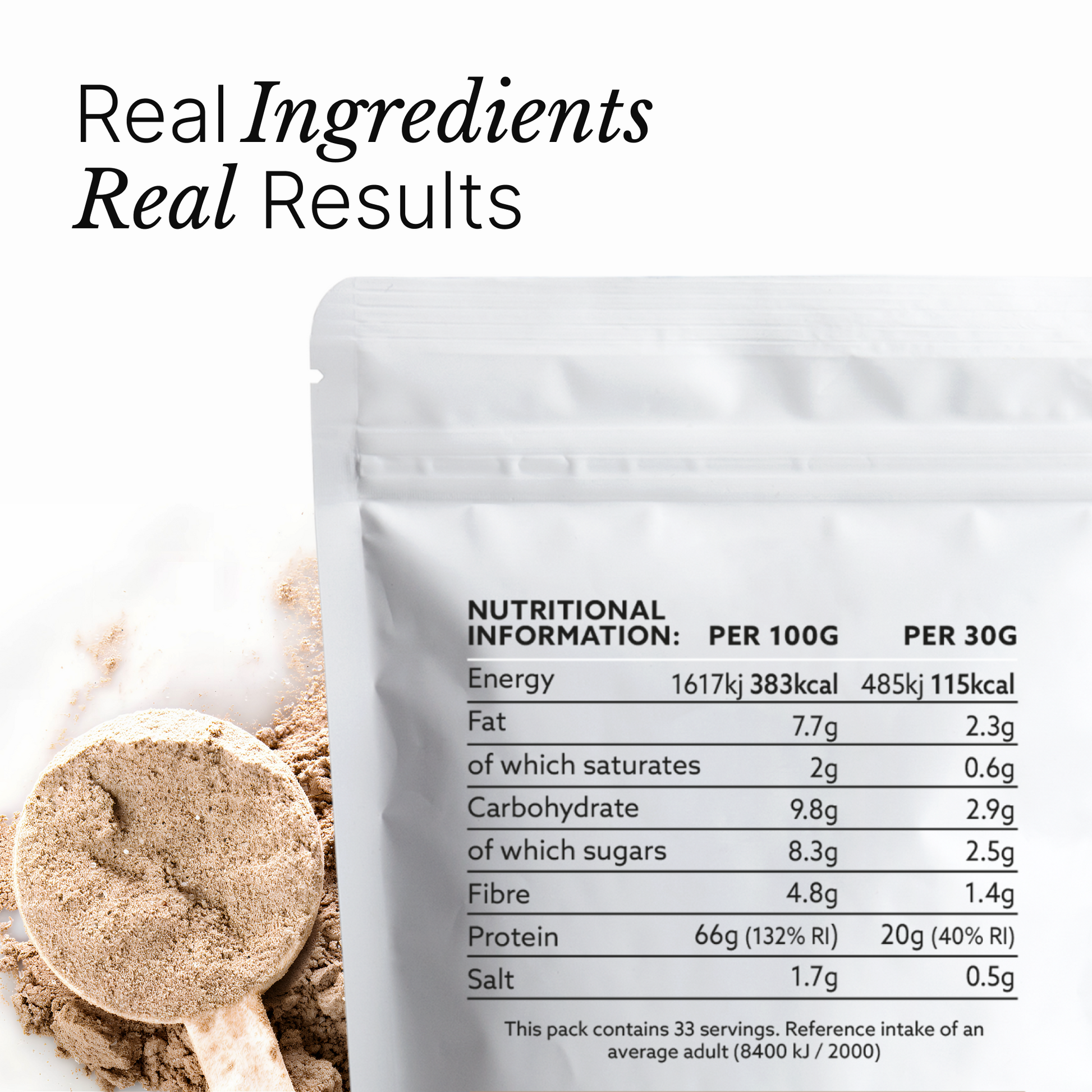 Vegan Protein Powder | Organic Cacao - 1KG
