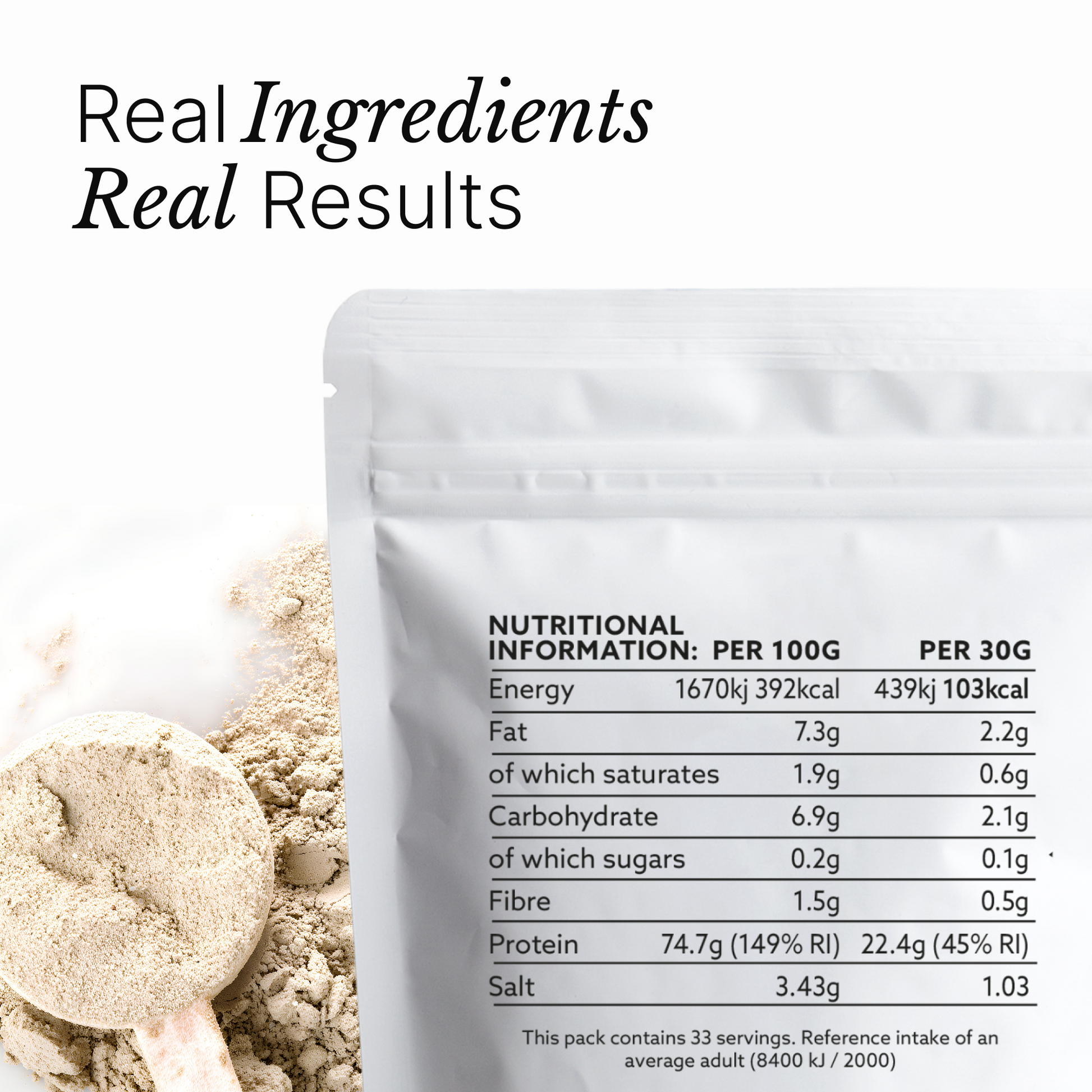 Vegan Protein Powder | Organic Madagascan Vanilla - 500G