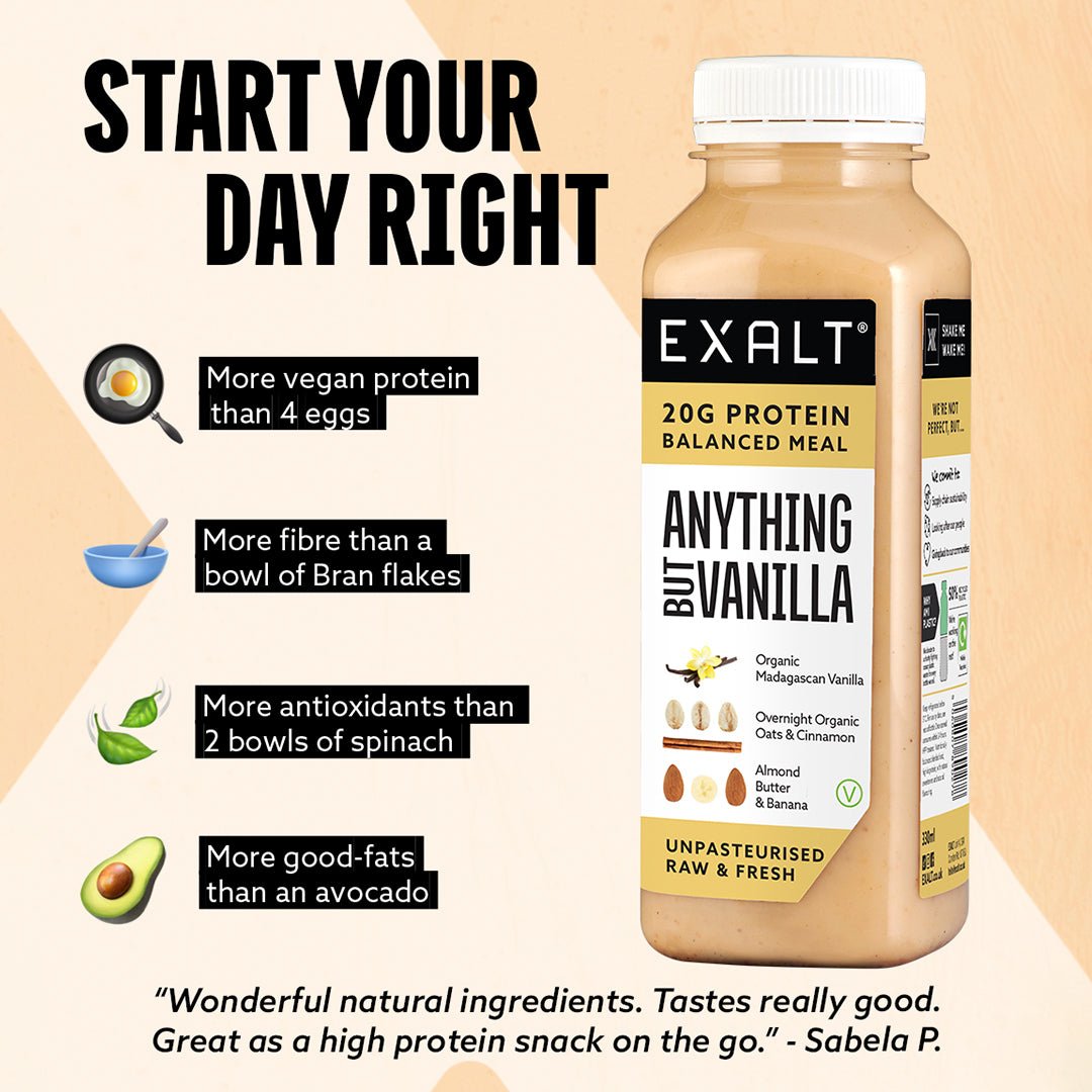 Anything But Vanilla - 500ml - Protein Smoothies - EXALT