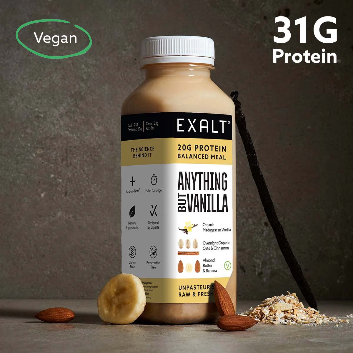 Anything But Vanilla - 500ml - Protein Smoothies - EXALT