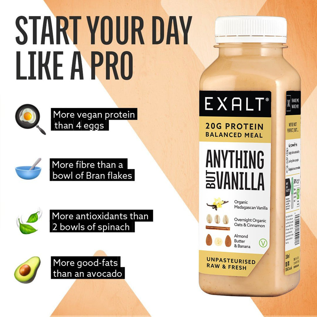Anything But Vanilla - Protein Smoothies - EXALT