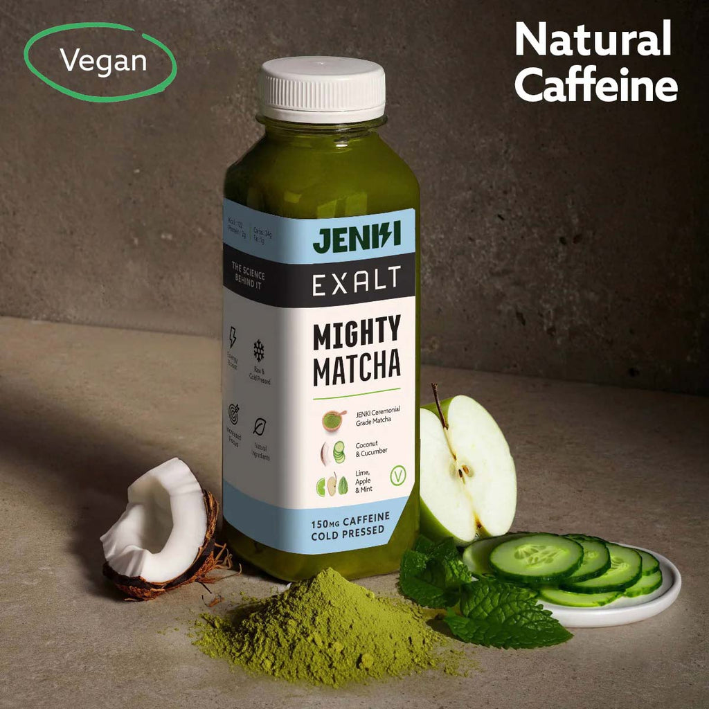 Mighty Matcha (JENKI Edition) - Cold-Pressed Juice - EXALT