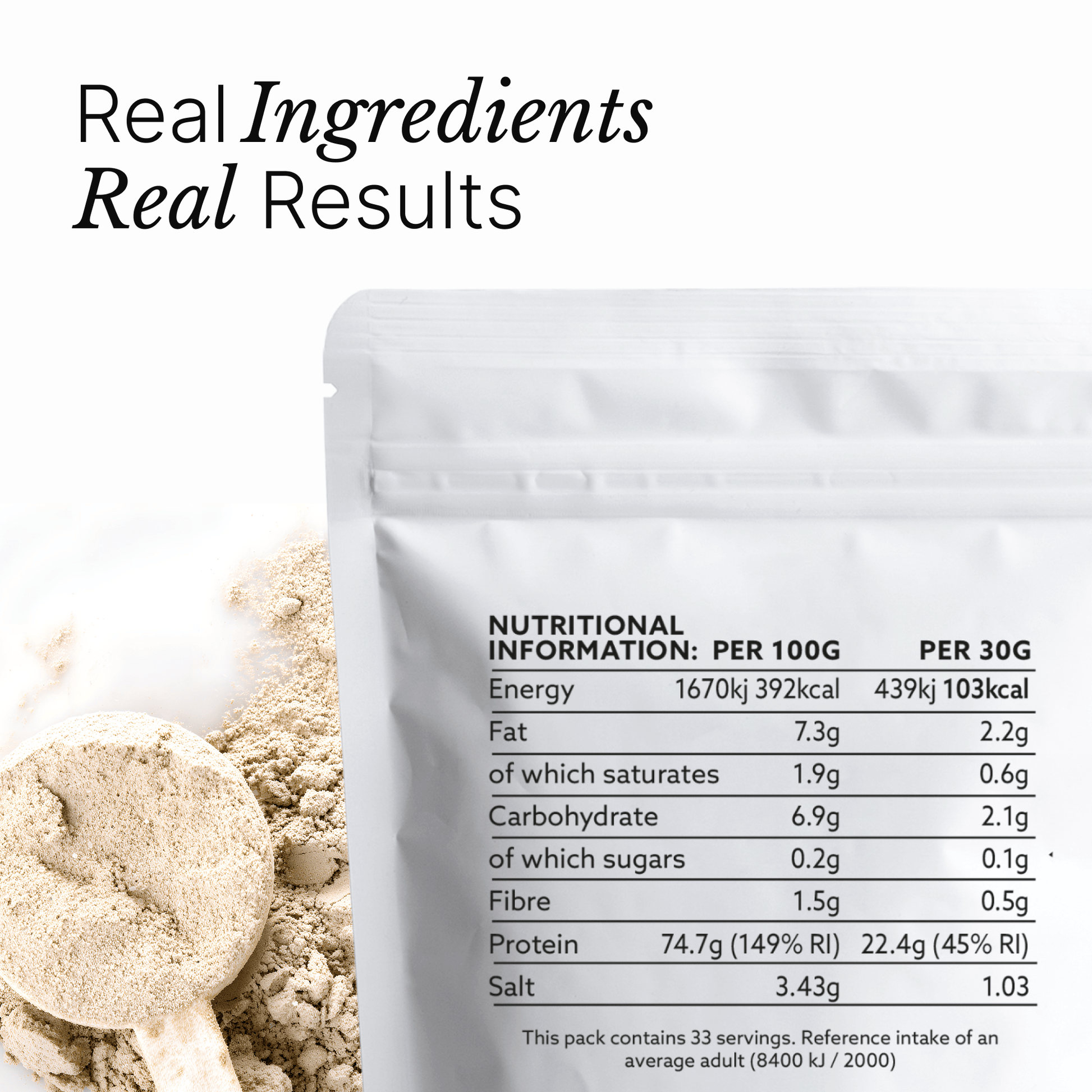 Vegan Protein Powder | Organic Madagascan Vanilla - 1KG - Supplements - EXALT